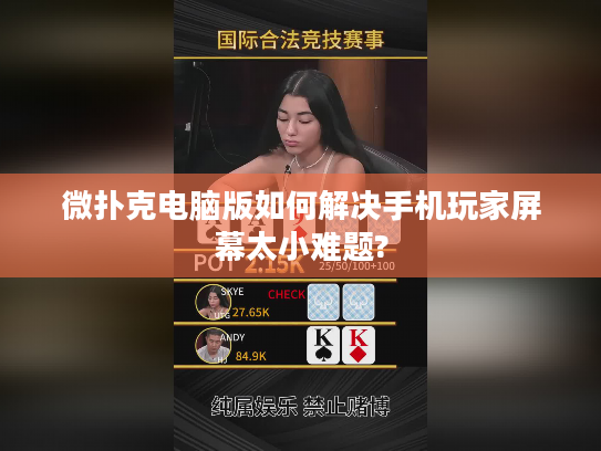 微扑克电脑版如何解决手机玩家屏幕太小难题?