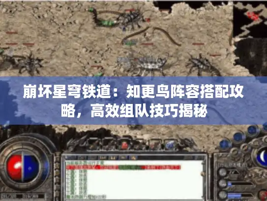 崩坏星穹铁道：知更鸟阵容搭配攻略，高效组队技巧揭秘