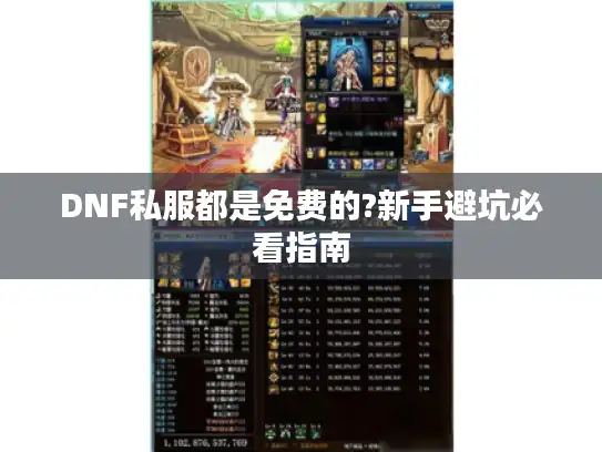 DNF私服都是免费的?新手避坑必看指南 DNF私服都是免费的?新手避坑必看指南