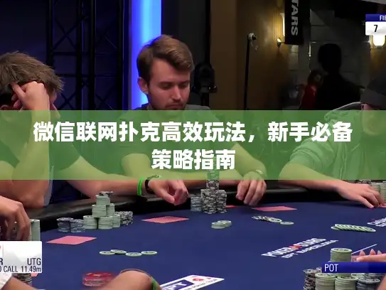 微信联网扑克高效玩法，新手必备策略指南