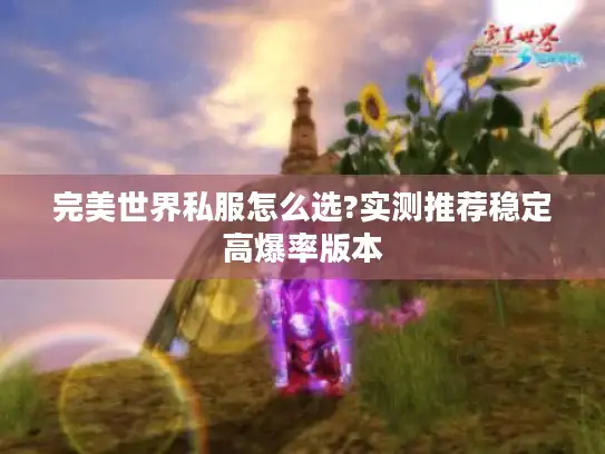 完美世界私服怎么选?实测推荐稳定高爆率版本