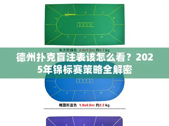德州扑克盲注表该怎么看？2025年锦标赛策略全解密