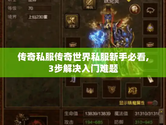 传奇私服传奇世界私服新手必看,3步解决入门难题
