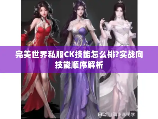 完美世界私服CK技能怎么排?实战向技能顺序解析