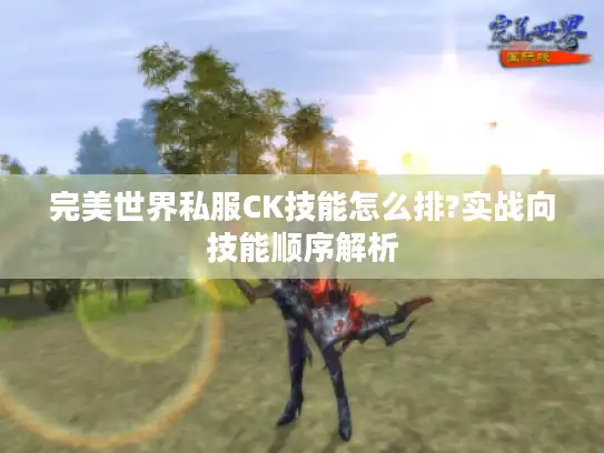 完美世界私服CK技能怎么排?实战向技能顺序解析