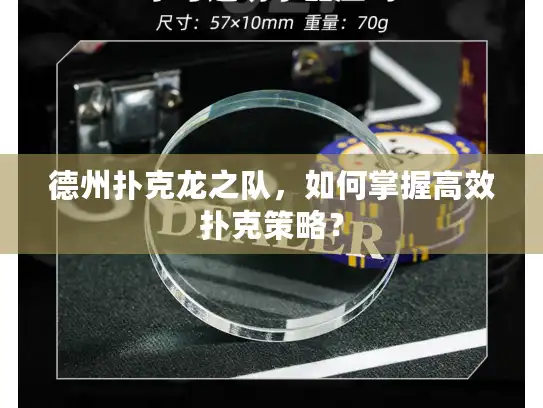 德州扑克龙之队，如何掌握高效扑克策略？
