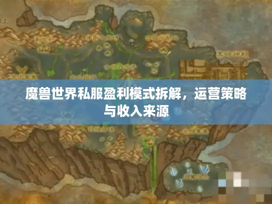 魔兽世界私服盈利模式拆解，运营策略与收入来源