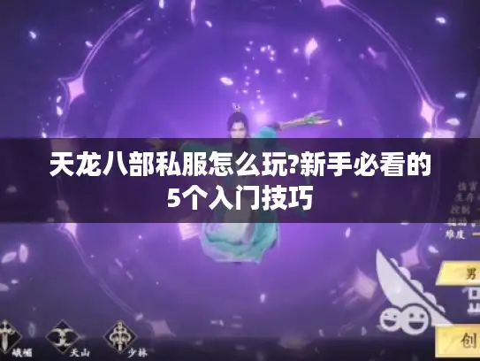 天龙八部私服怎么玩?新手必看的5个入门技巧