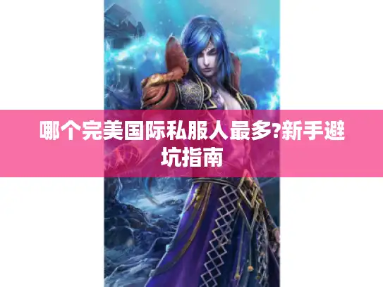哪个完美国际私服人最多?新手避坑指南