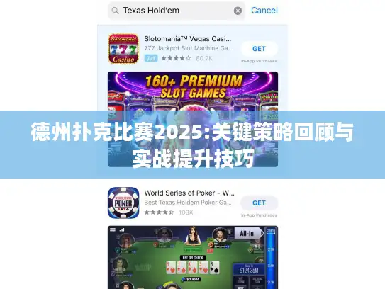 德州扑克比赛2025:关键策略回顾与实战提升技巧