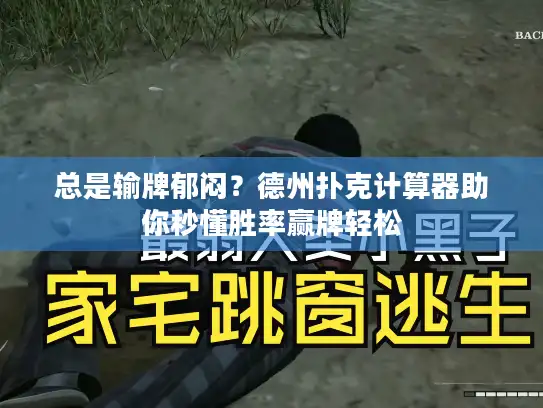 总是输牌郁闷?德州扑克计算器助你秒懂胜率赢牌轻松 总是输牌郁闷?德州扑克计算器助你秒懂胜率赢牌轻松