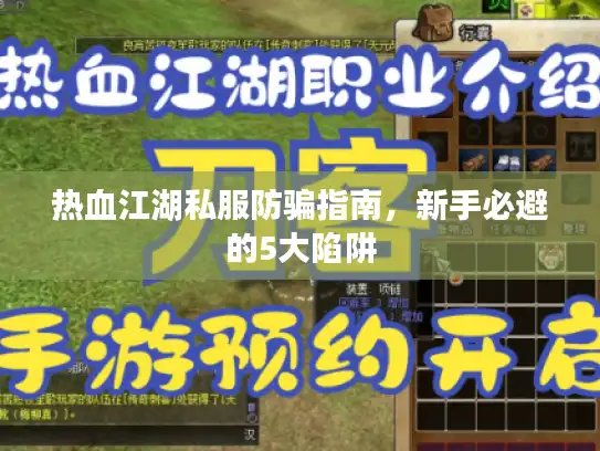 热血江湖私服防骗指南，新手必避的5大陷阱