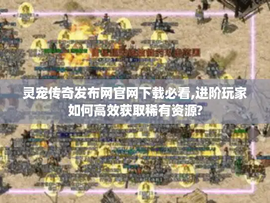 灵宠传奇发布网官网下载必看,进阶玩家如何高效获取稀有资源?