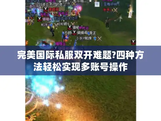 完美国际私服双开难题?四种方法轻松实现多账号操作 完美国际私服双开难题?四种方法轻松实现多账号操作