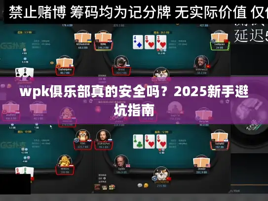 wpk俱乐部真的安全吗？2025新手避坑指南