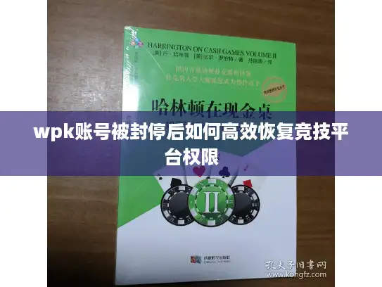 wpk账号被封停后如何高效恢复竞技平台权限