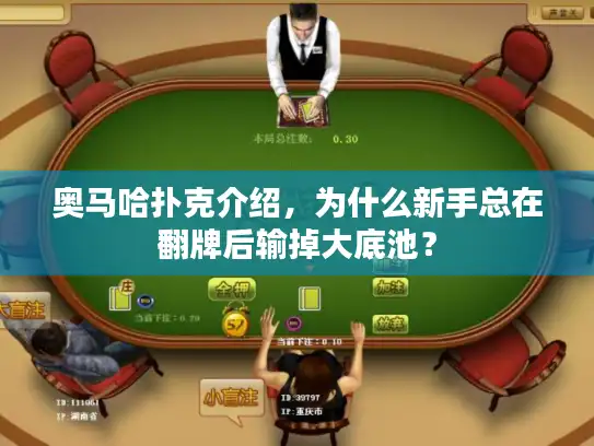 奥马哈扑克介绍，为什么新手总在翻牌后输掉大底池？