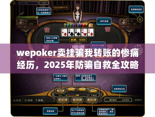 wepoker卖挂骗我转账的惨痛经历，2025年防骗自救全攻略