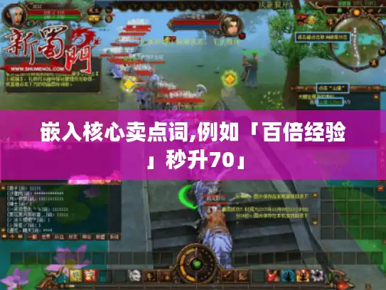 嵌入核心卖点词,例如「百倍经验」秒升70」 嵌入核心卖点词,例如「百倍经验」秒升70」