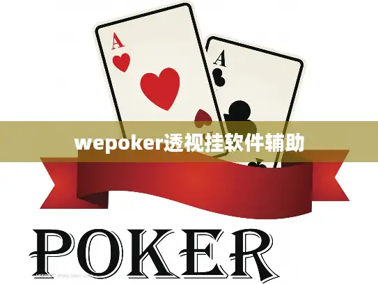 wepoker透视挂软件辅助