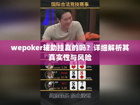wepoker辅助挂真的吗？详细解析其真实性与风险