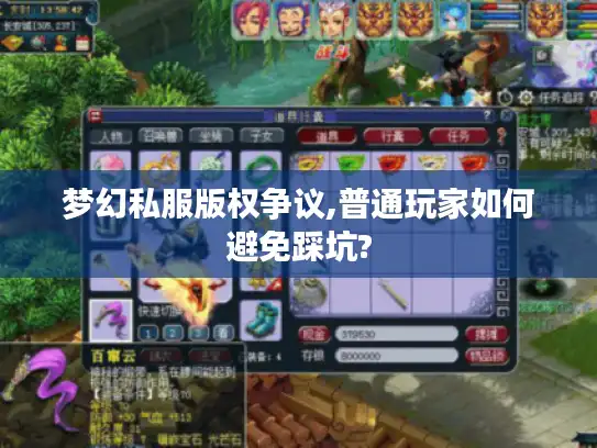 梦幻私服版权争议,普通玩家如何避免踩坑?