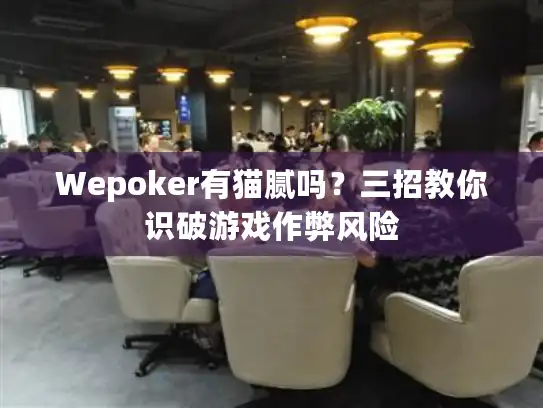 Wepoker有猫腻吗？三招教你识破游戏作弊风险