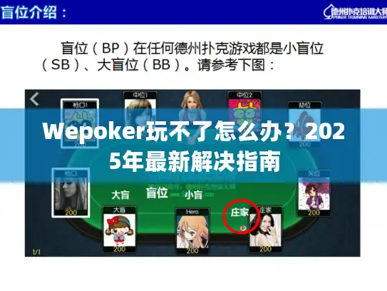Wepoker玩不了怎么办？2025年最新解决指南