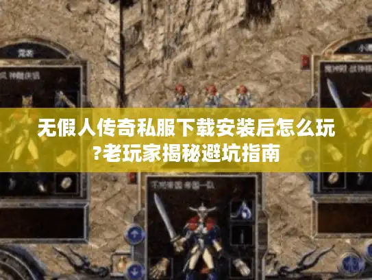 无假人传奇私服下载安装后怎么玩?老玩家揭秘避坑指南