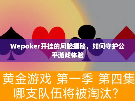 Wepoker开挂的风险揭秘，如何守护公平游戏体验