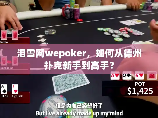 泪雪网wepoker，如何从德州扑克新手到高手？