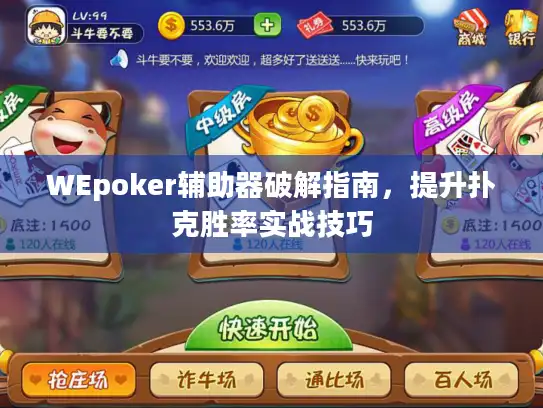 WEpoker辅助器破解指南，提升扑克胜率实战技巧