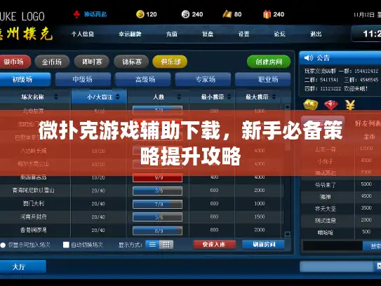 微扑克游戏辅助下载，新手必备策略提升攻略