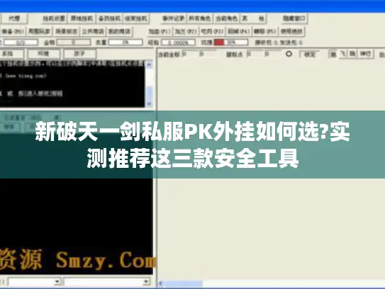 新破天一剑私服PK外挂如何选?实测推荐这三款安全工具