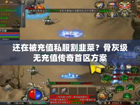 还在被充值私服割韭菜？骨灰级无充值传奇首区方案