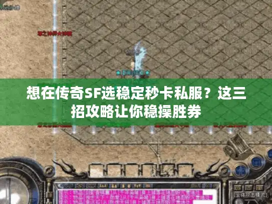 想在传奇SF选稳定秒卡私服?这三招攻略让你稳操胜券 想在传奇SF选稳定秒卡私服?这三招攻略让你稳操胜券