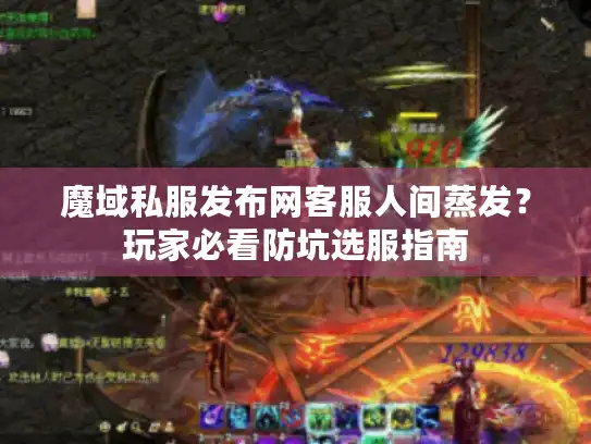 魔域私服发布网客服人间蒸发？玩家必看防坑选服指南