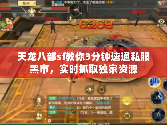 天龙八部sf教你3分钟速通私服黑市,实时抓取独家资源 天龙八部sf教你3分钟速通私服黑市,实时抓取独家资源