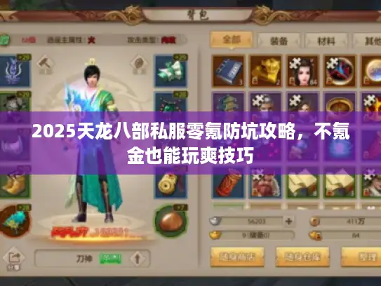 2025天龙八部私服零氪防坑攻略，不氪金也能玩爽技巧