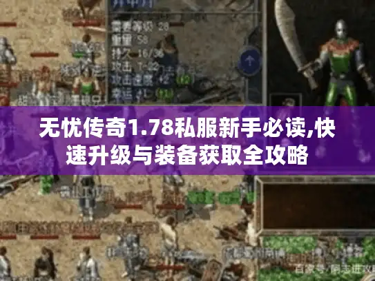 无忧传奇1.78私服新手必读,快速升级与装备获取全攻略