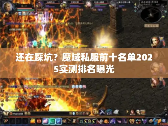 还在踩坑？魔域私服前十名单2025实测排名曝光
