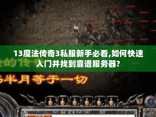 13魔法传奇3私服新手必看,如何快速入门并找到靠谱服务器?