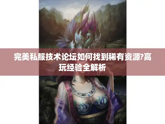 完美私服技术论坛如何找到稀有资源?高玩经验全解析