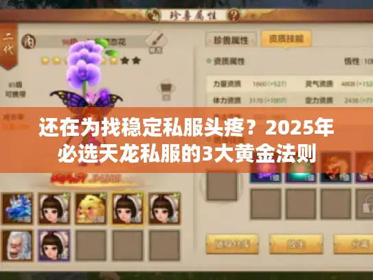 还在为找稳定私服头疼？2025年必选天龙私服的3大黄金法则