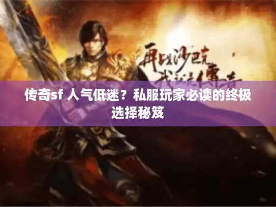 传奇sf 人气低迷？私服玩家必读的终极选择秘笈