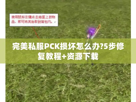 完美私服PCK损坏怎么办?5步修复教程+资源下载 完美私服PCK损坏怎么办?5步修复教程+资源下载