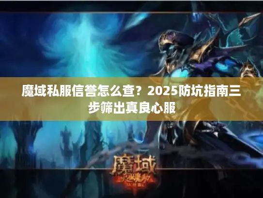 魔域私服信誉怎么查？2025防坑指南三步筛出真良心服