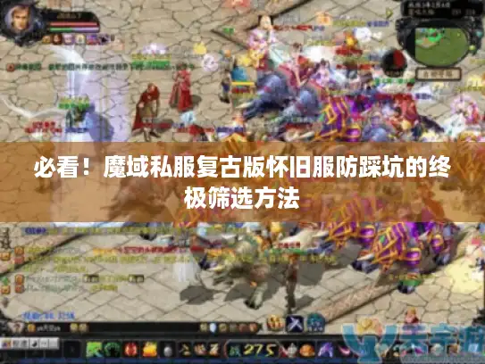必看！魔域私服复古版怀旧服防踩坑的终极筛选方法
