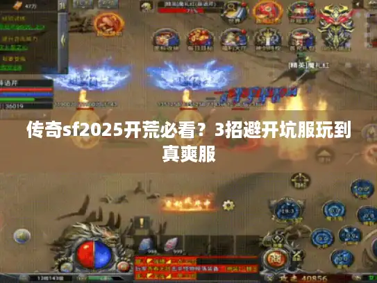 传奇sf2025开荒必看?3招避开坑服玩到真爽服 传奇sf2025开荒必看?3招避开坑服玩到真爽服