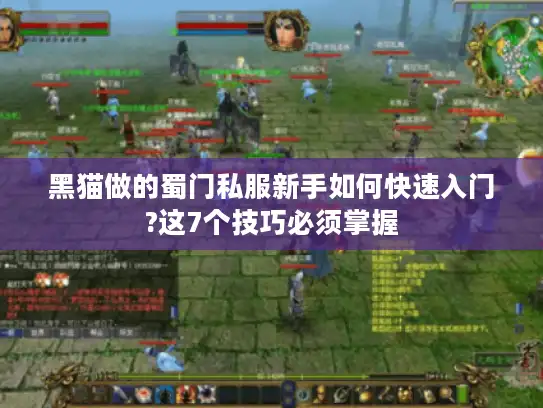 黑猫做的蜀门私服新手如何快速入门?这7个技巧必须掌握 黑猫做的蜀门私服新手如何快速入门?这7个技巧必须掌握